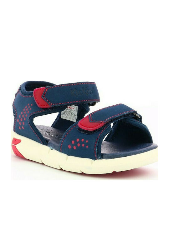 Kickers Kinder Sandalen Jumangap Anatomisch Blau