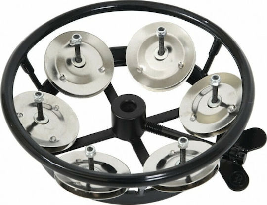 Meinl Professional Series Μαύρο Μεταλλικό Ντέφι Hi-Hat με Μονή Σειρά Ζίλιες