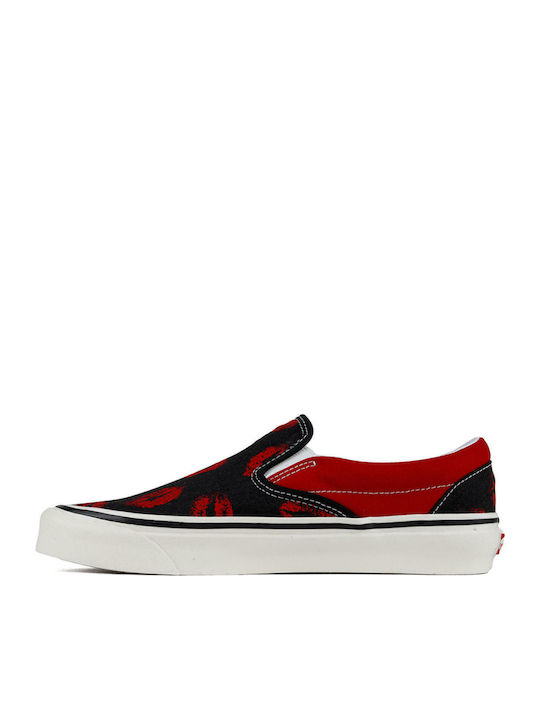 Classic 98 Dx Anaheim Lips Stoff Herren Slip-Ons Og Black/Og Hotlips
