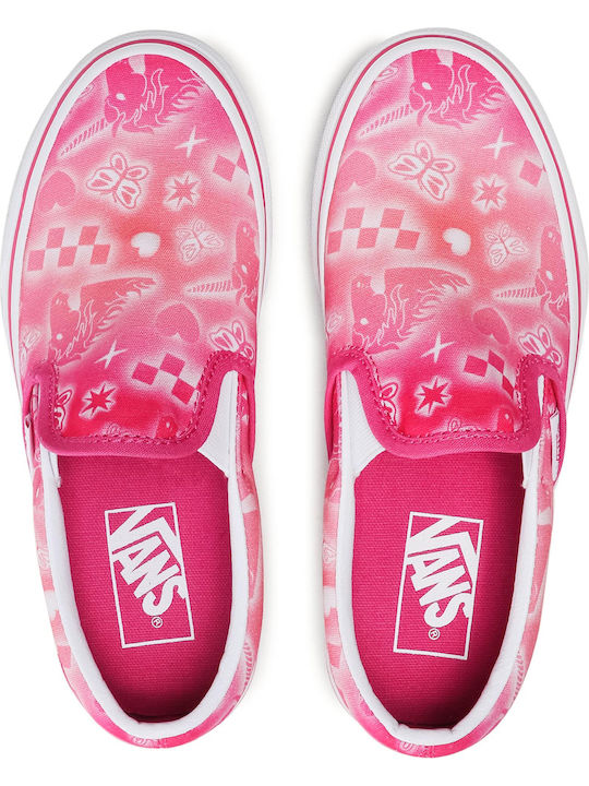 Better Together Classic Women's Canvas Slip-Ons Fuchsia Purple/True White