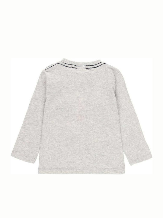 Boboli Kinderhemd Langarm Gray