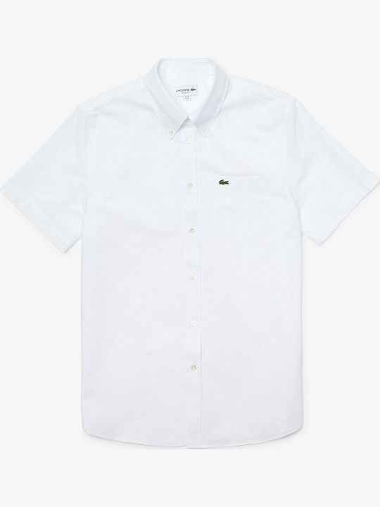 Short-sleeved Cotton Shirt White