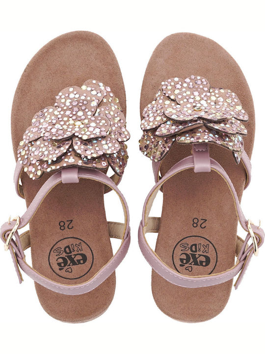 Exe Kids' Sandals Σανδάλια Pink