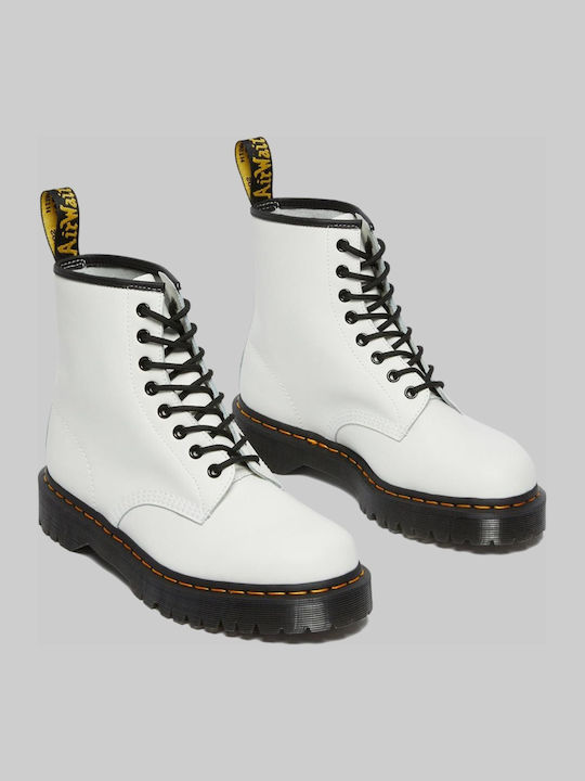 1460 Bex Leder Stiefeletten Damen Weiß