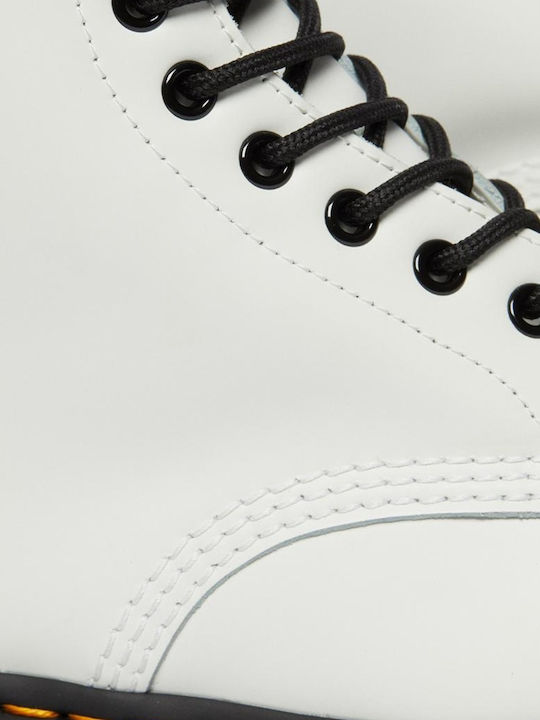 1460 Bex Leder Stiefeletten Damen Weiß