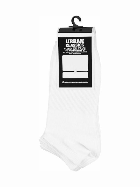 Urban Classics Classics Μονόχρωμες Κάλτσες Λευκές 5Pack