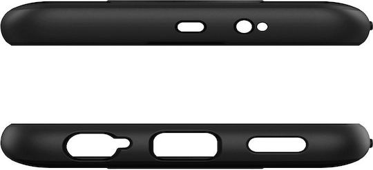 Spigen Rugged Armor Back Cover Σιλικόνης Μαύρο (Redmi Note 9T)