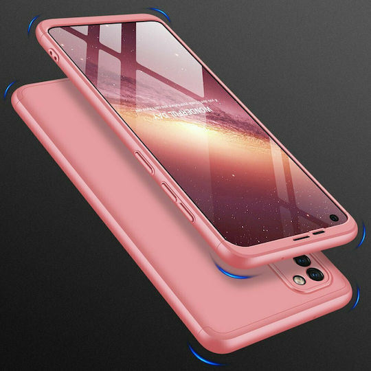 GKK 360 Full Cover Πλαστικό Ροζ Χρυσό (Galaxy A21s)