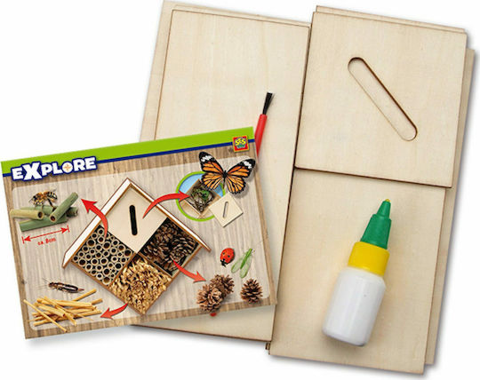 Ses Creative Explore Insect Hotel Laboratory made of Wood for 8+ years old Years Old
