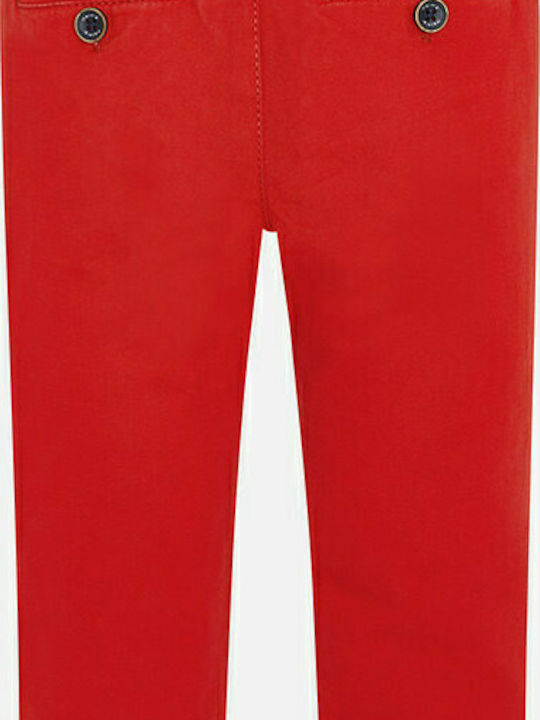 Mayoral Boys Fabric Trouser Red