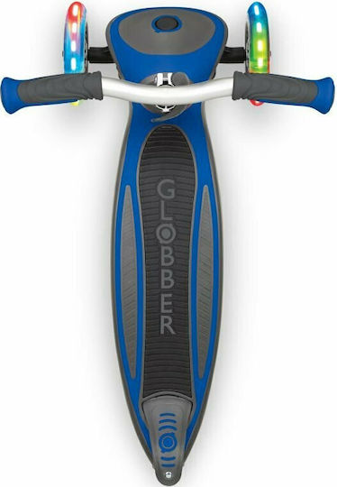 Globber Детски Ролери Сгъваеми Master Lights 3 Колела За 4+ Години Сини