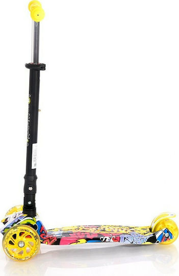 Lorelli Kids Scooter Foldable Rapid 3-Wheel for 5+ years Years Yellow