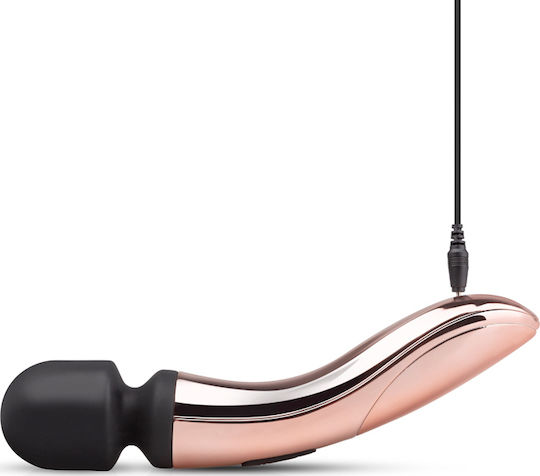 Rosy Gold New Curve Massager Δονητής Μασάζ 21cm Rose Gold