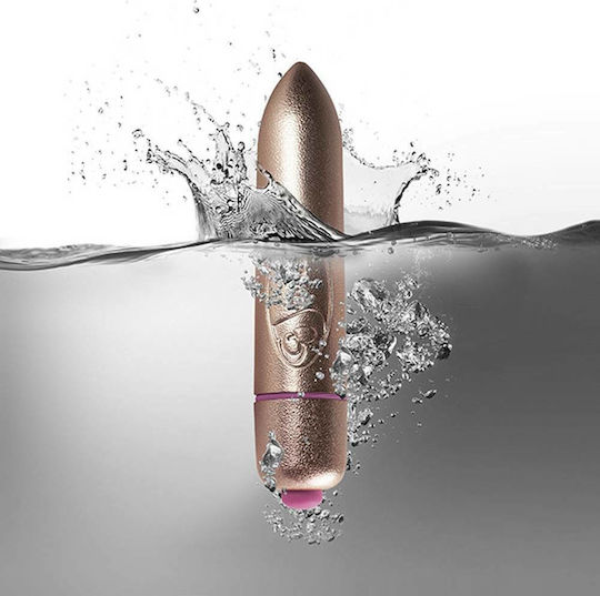 Rocks Off 80mm Golden Passion Classic Vibrator 8cm Gold
