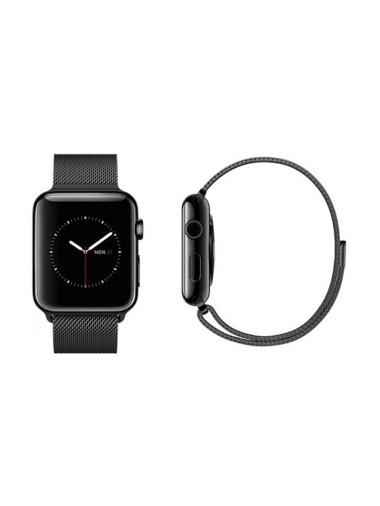 Tech-Protect Milanese Λουράκι Μεταλλικό Black (Apple Watch 38/40/41mm)
