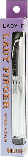 Seven Creations Classic Lady Finger Vibrator Klassisch Vibrator 13cm Silver