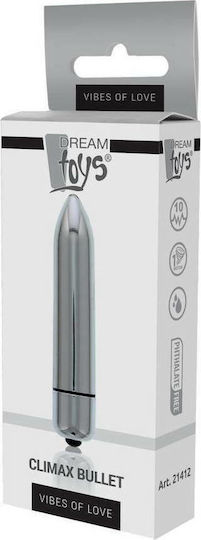 Dream Toys Climax Bullet Vibrator 9cm Silver