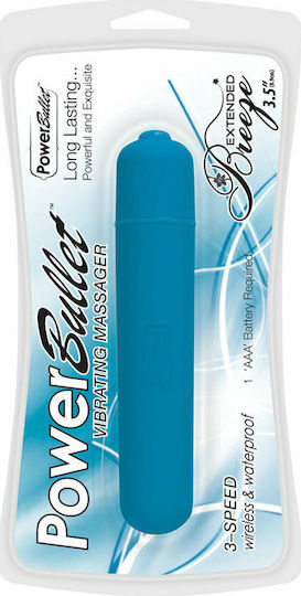Power Bullet Extended Breeze Mini Δονητής Bullet 8.5cm Blue