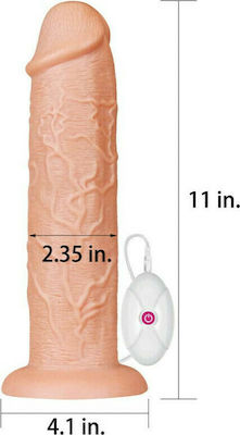 Lovetoy Realistic Long Vibrating Dildo 28cm Flesh