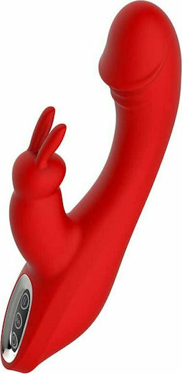 Dream Toys Red Revolution Artemis Δονητής Rabbit 21cm Κόκκινος