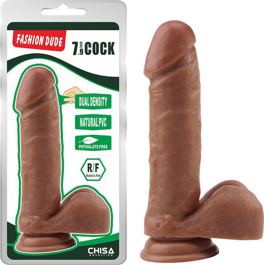 Chisa Novelties Fashion Dude Cock Realistic Vibrator 19.5cm Latin