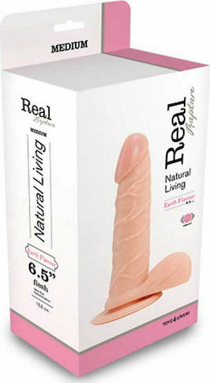 Toyz4lovers Real Rapture Natural Living Earth Flavour Realistic Vibrator 16.5cm Carne