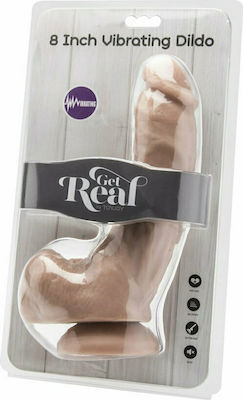 ToyJoy Cock With Balls & Remote Realistic Vibrator 20.3cm Flesh