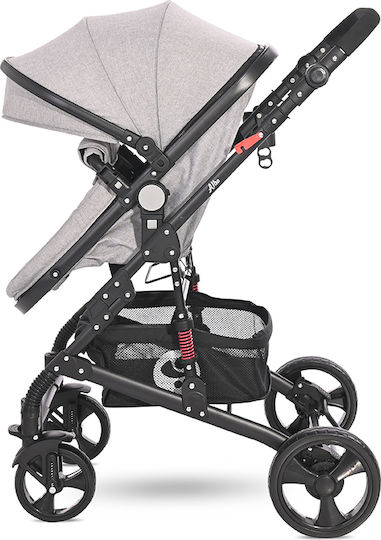 Lorelli Alba Adjustable 2 in 1 Baby Stroller Suitable for Newborn Gray 11.15kg