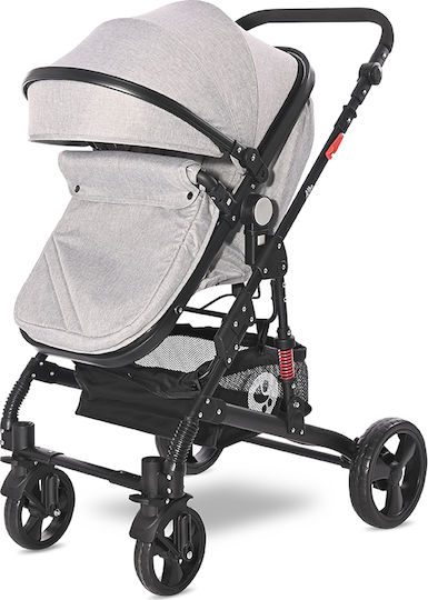 Lorelli Alba Adjustable 2 in 1 Baby Stroller Suitable for Newborn Gray 11.15kg