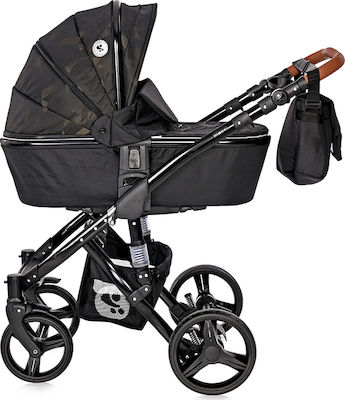 Lorelli Rimini 2 in 1 Adjustable 2 in 1 Baby Stroller Suitable for Newborn Forest Green & Black