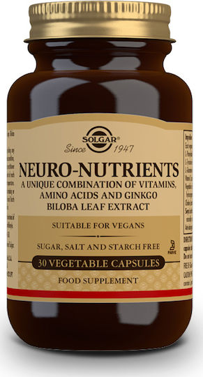 Solgar Neuro Nutrients 30 Билкови капсули Без вкус
