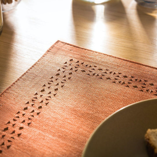 Gofis Home Fabric Placemats Brown 50x35cm 2pcs 2024930130000