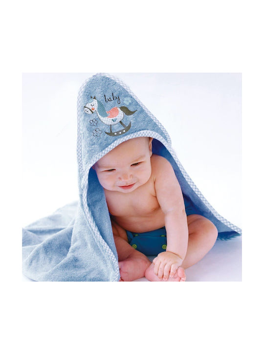 SB Home Baby Bath Towel with Hood 75x75cm
