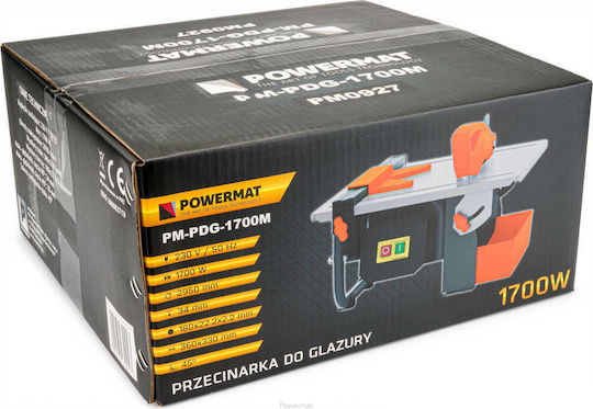 Powermat Κόφτης Πλακιδίων Υγρής Κοπής Ηλεκτρικός 1.7kw 330mm
