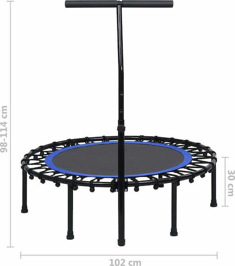 vidaXL Gymnastics Trampoline 102cm with Handle