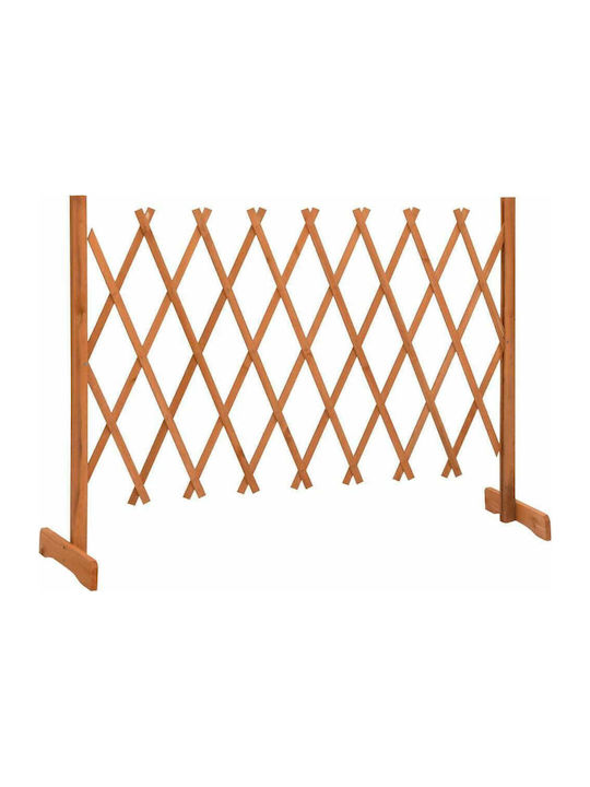 Pliabil Trellis de Grădină din Lemn cu Plasă în Formă de Rom în Culoare Portocaliu 150x150cm