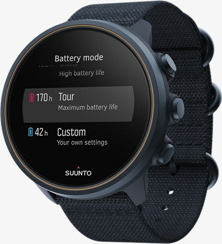 Suunto 9 Baro Titanium 50mm Αδιάβροχο Smartwatch με Παλμογράφο (Granite Blue Titanium)
