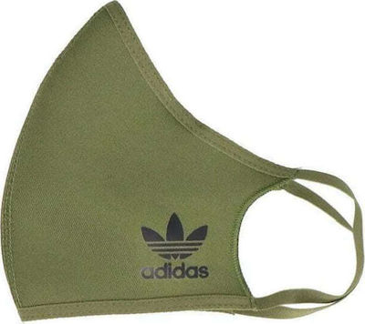 Adidas Cloth Face Mask M/L Wild Pine / Crew Navy / Black H59842 3pcs