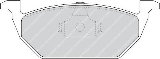 Ferodo Brake Pad Front 4pcs for Seat Cordoba / Ibiza / Leon / Toledo Skoda Citigo / Fabia / Praktik