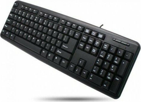 Techly IDATA 955-UBK-AM Πληκτρολόγιο Αγγλικό US