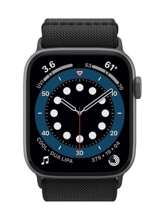 Spigen Fit Lite Wearable Strap Fabric Black Apple Watch 4/5/6/7/8/9/SE/Ultra