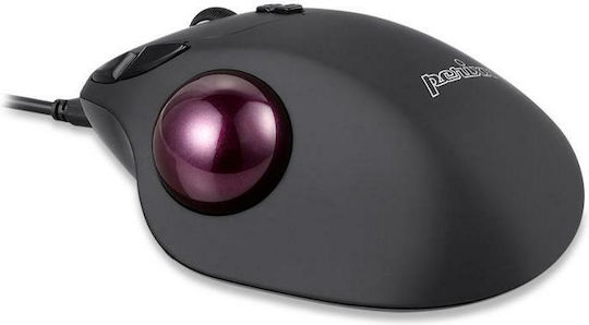 Perixx Perimice-517 Ergonomic Trackball Ενσύρματο Ποντίκι Μαύρο
