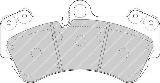 Ferodo Brake Pad Front 4pcs for Porsche Cayenne Volkswagen Touareg