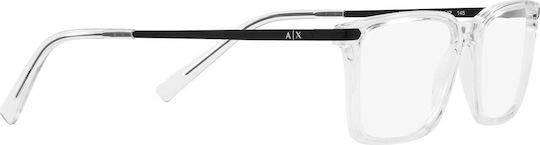 Armani Exchange Прозрачен Мъжки Ацетатен Рамки За Очилата AX3077 8333