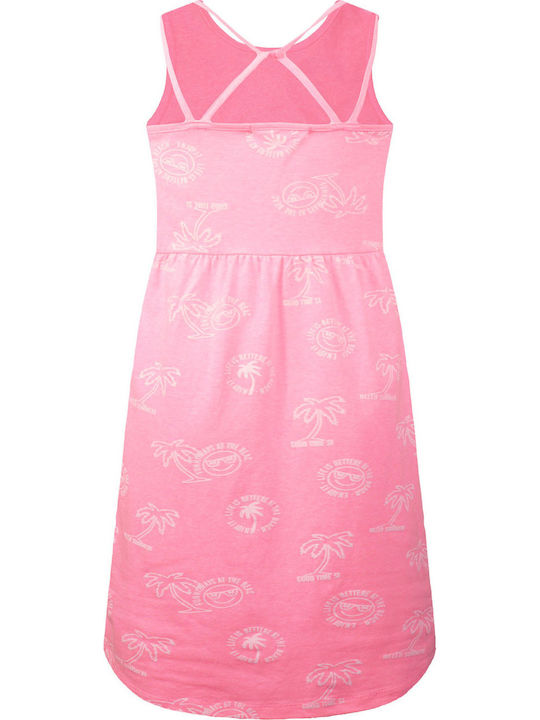 Energiers Kids Dress Sleeveless Fuchsia