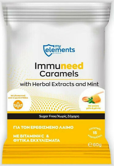 My Elements Immuneed Lozenges for Children Gluten-Free Honey & Mint 60gr