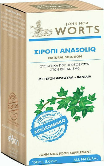 John Noa Worts No 2 Sirop de Sănătate Potrivit pentru Respirație Căpșuni și vanilie 150ml