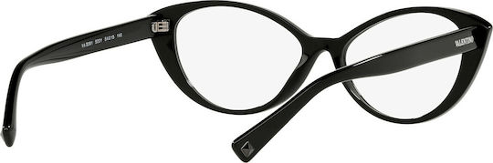 Valentino Rame Ochelari Pentru Femei Acetat Structură Scheletică Fluture Negru VA3061 5001