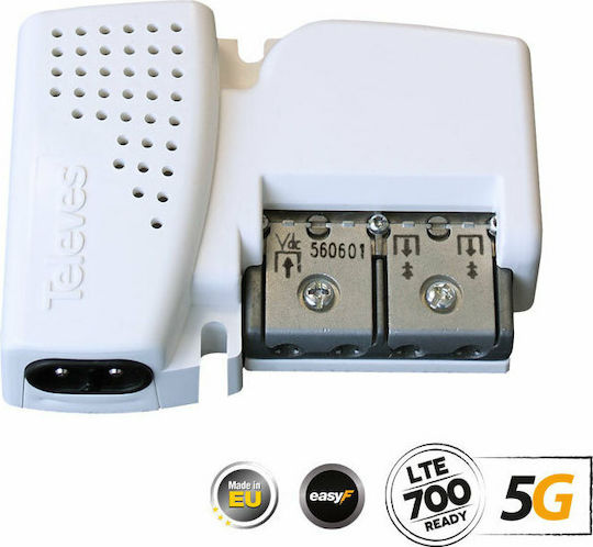 Televes 560601 Picokom AGC UHF Line Amplifier Satellite 12-14-0023
