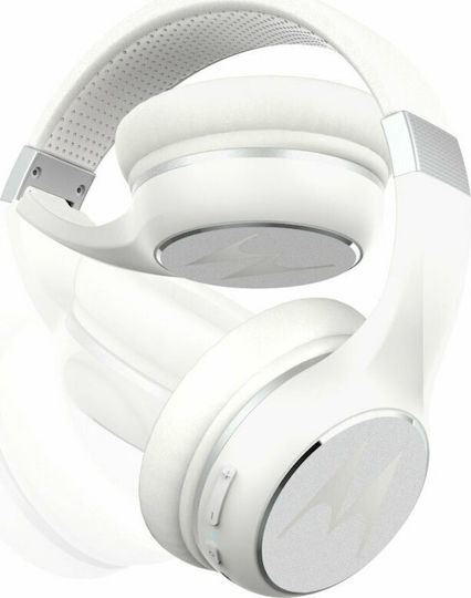 Motorola Escape 220 Over Ear Headphones with 23 Operating Hours White